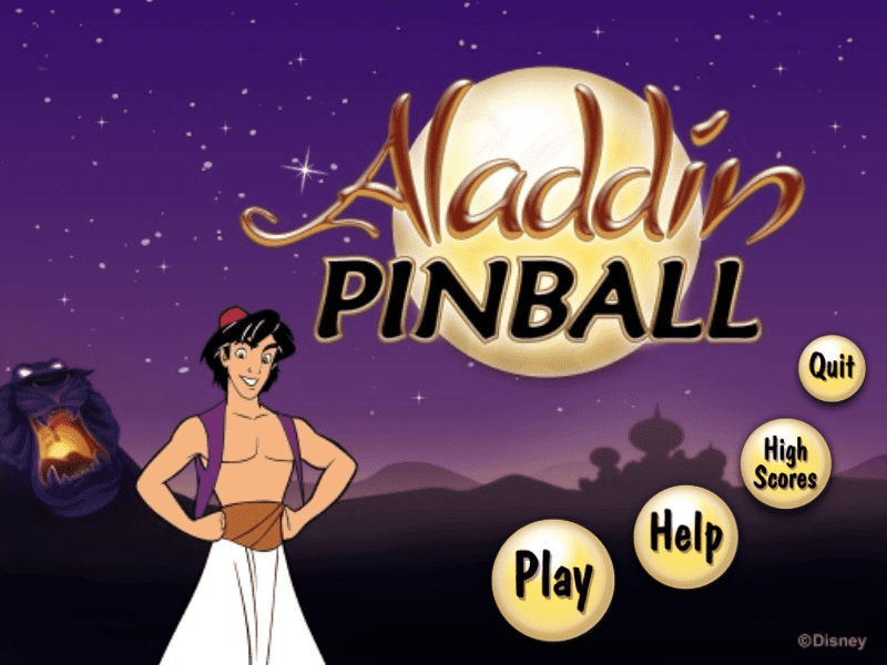 Disney’s Aladdin Pinball