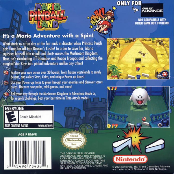 Mario Pinball Land (poster)