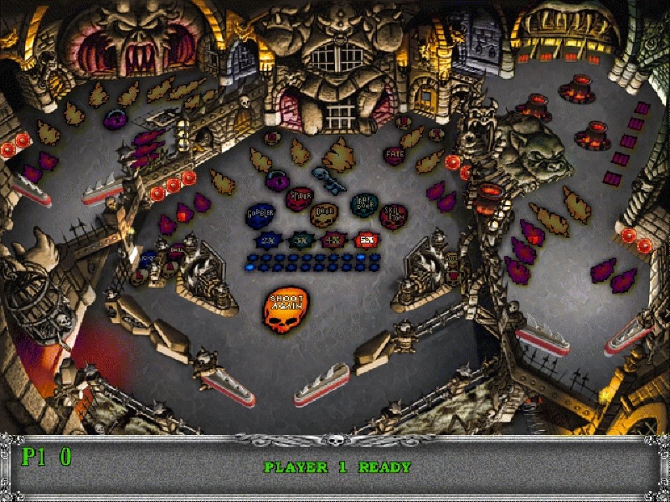 3-D Ultra Pinball: Creep Night (screenshot)