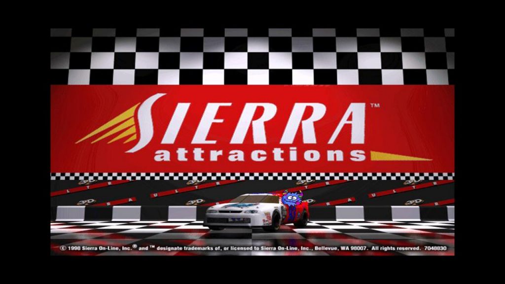 3-D Ultra NASCAR Pinball (screenshot)