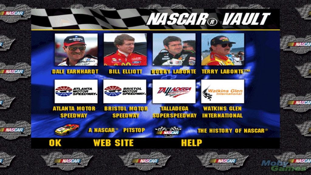 3-D Ultra NASCAR Pinball (screenshot)