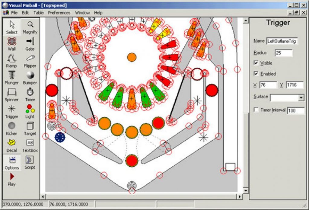 Pinball Construction Set (screenshot)
