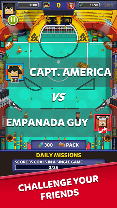 Pinball Soccer World (screenshot)