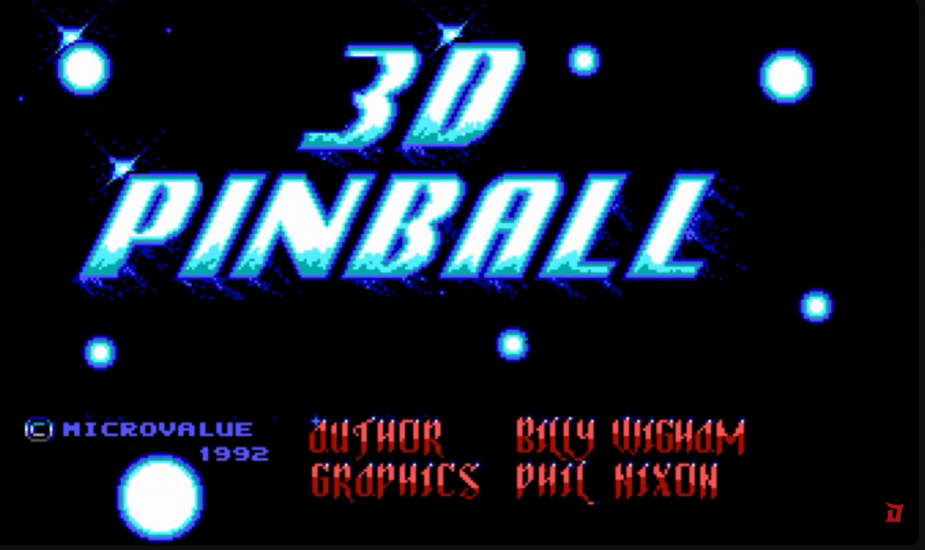 3D Pinball (Microvalue)