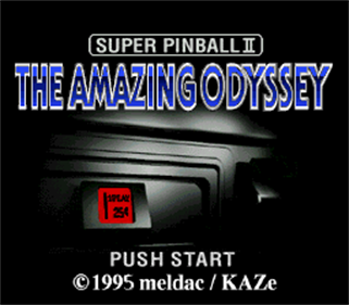 Super Pinball II: The Amazing Odyssey (poster)