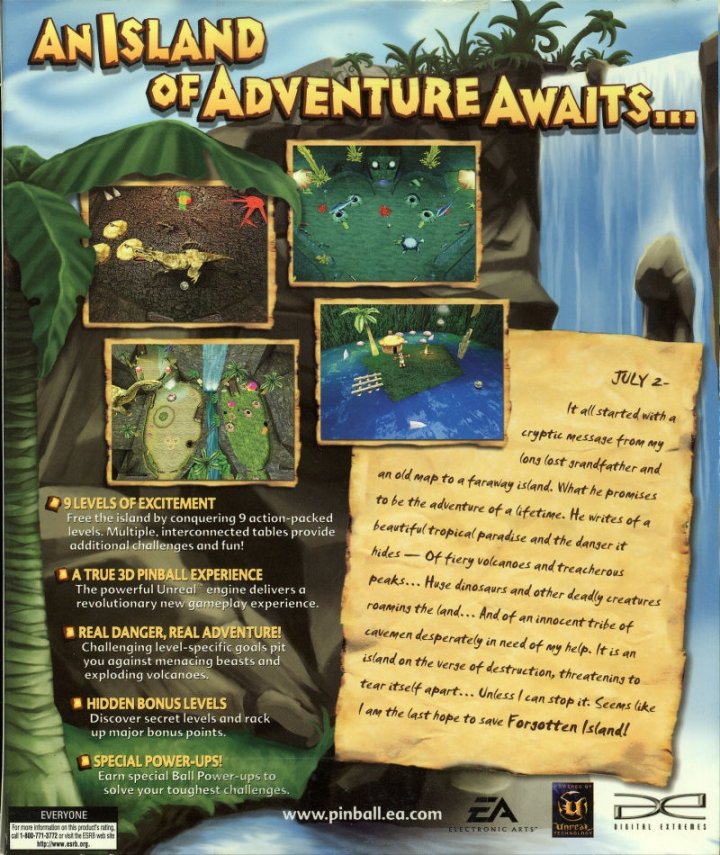 Adventure Pinball: Forgotten Island (poster)