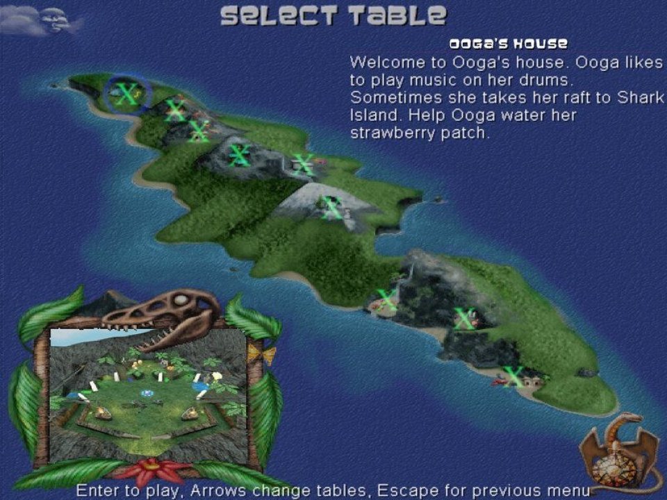 Adventure Pinball: Forgotten Island (screenshot)