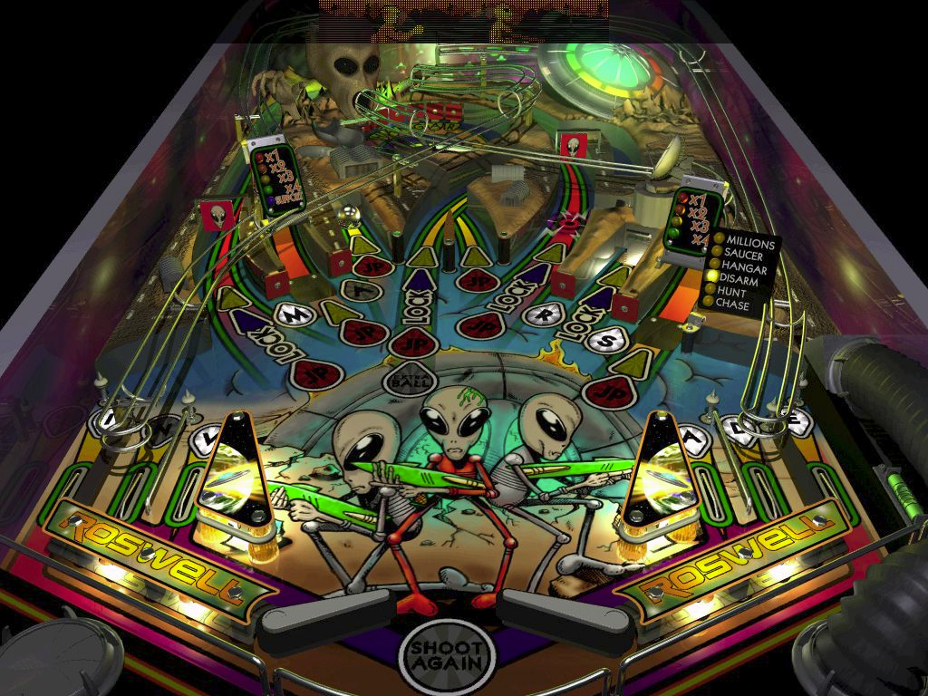 Roswell Pinball (screenshot)