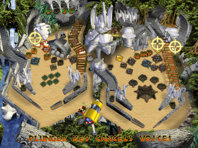 3-D Ultra Pinball: Lost Continent (screenshot)