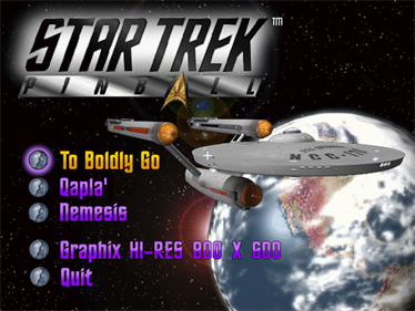 Star Trek Pinball (screenshot)