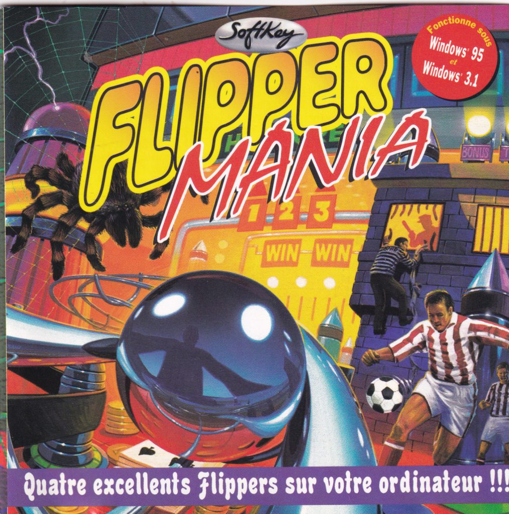 A_SoftKey Flipper Mania MSDOS Win31 - Cover