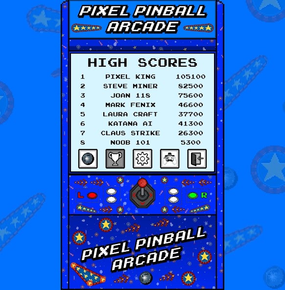 Pixel PInball Arcade (screenshot)