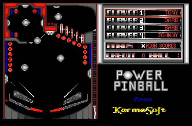 Power Pinball (screenshot)