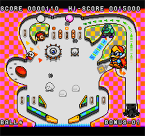 Kirby no Omochabako: Pinball (Kirby’s Toy Box: Pinball) (screenshot)