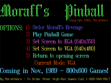 Moraff’s Pinball (screenshot)