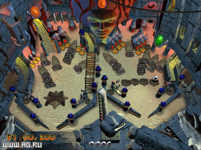 3-D Ultra Pinball: Lost Continent (screenshot)