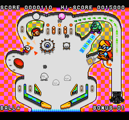 Kirby no Omochabako: Pinball (Kirby’s Toy Box: Pinball) (screenshot)