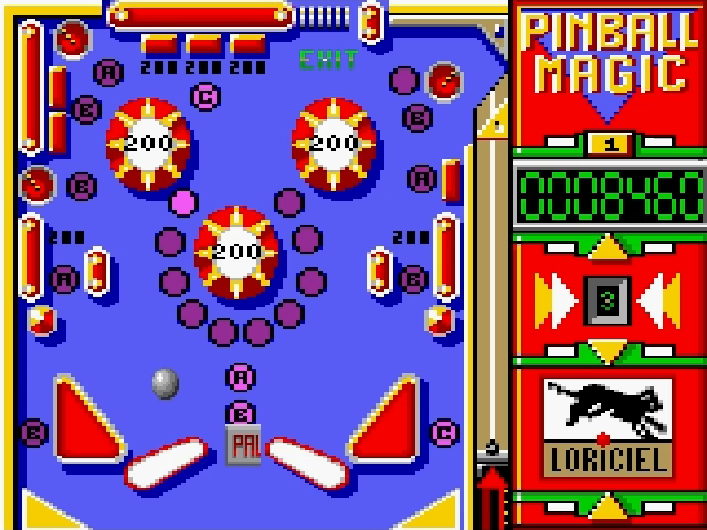 Super Pinball Magic (screenshot)