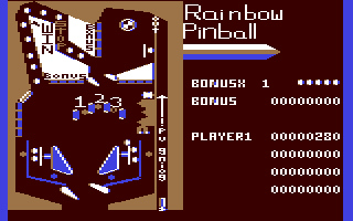 Rainbow Pinball (screenshot)