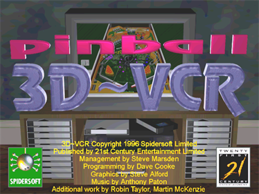 Pinball 3D-VCR (poster)