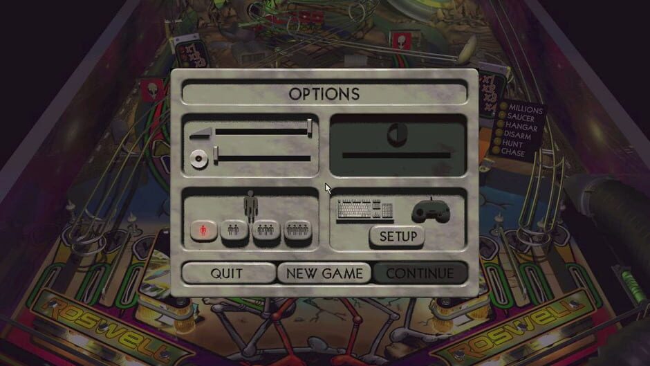 Roswell Pinball (screenshot)