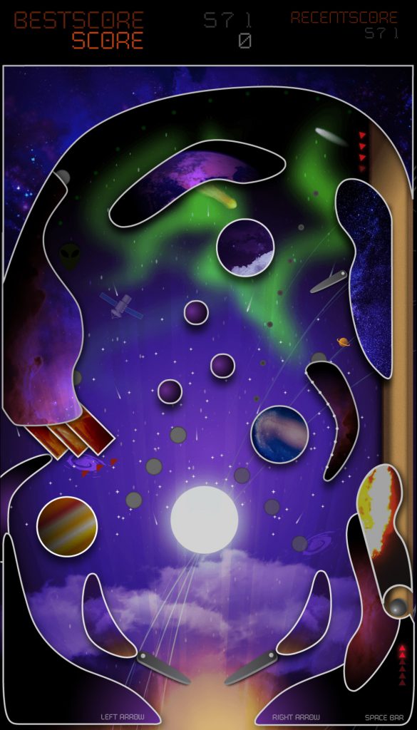 Pinball in Space