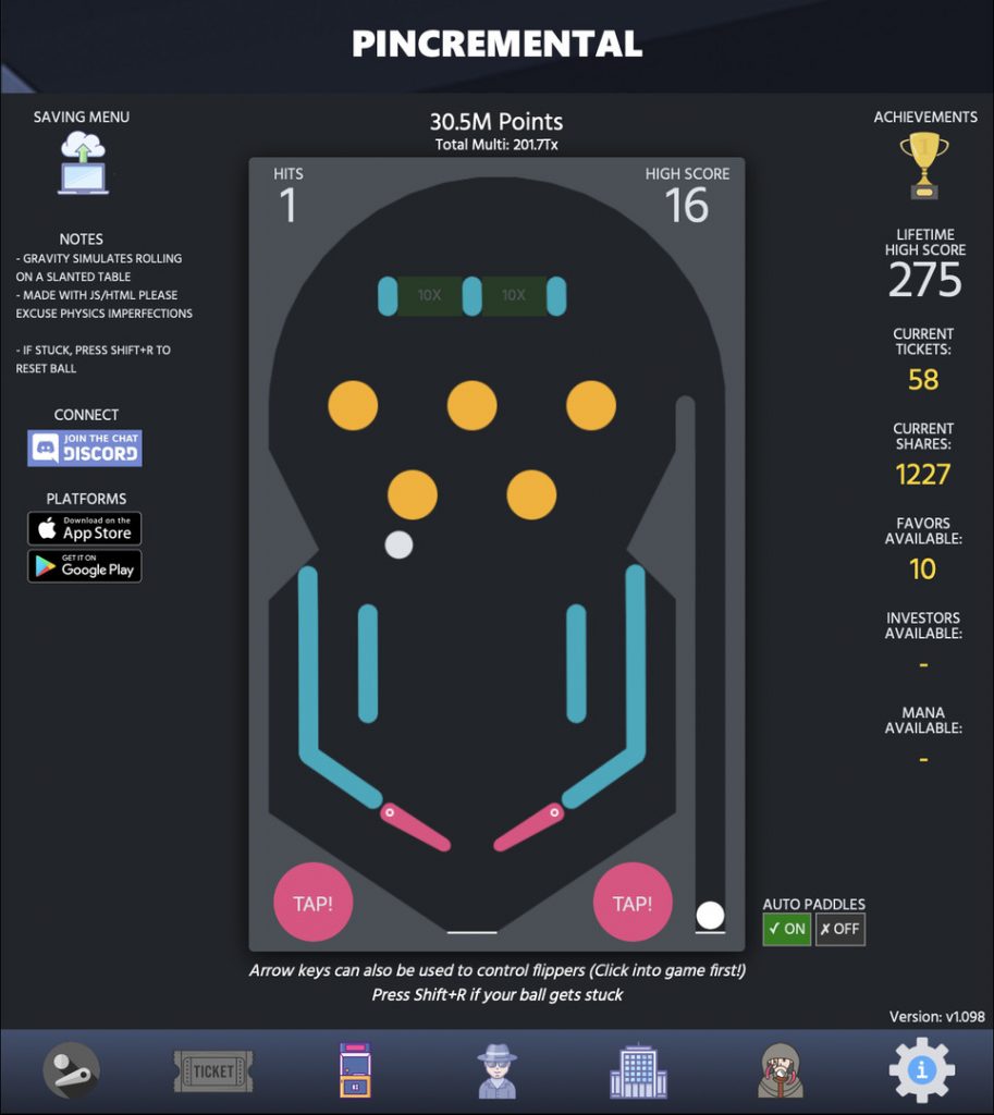 Pincremental (screenshot)