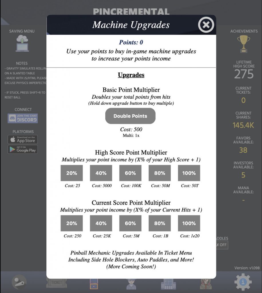 Pincremental (screenshot)