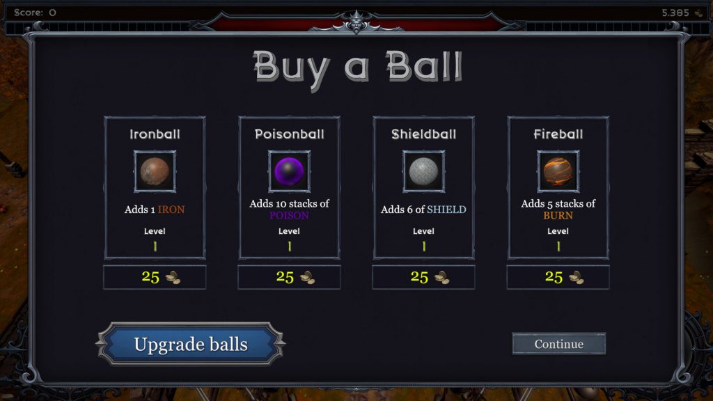 Runix: Roguelike Pinball (screenshot)