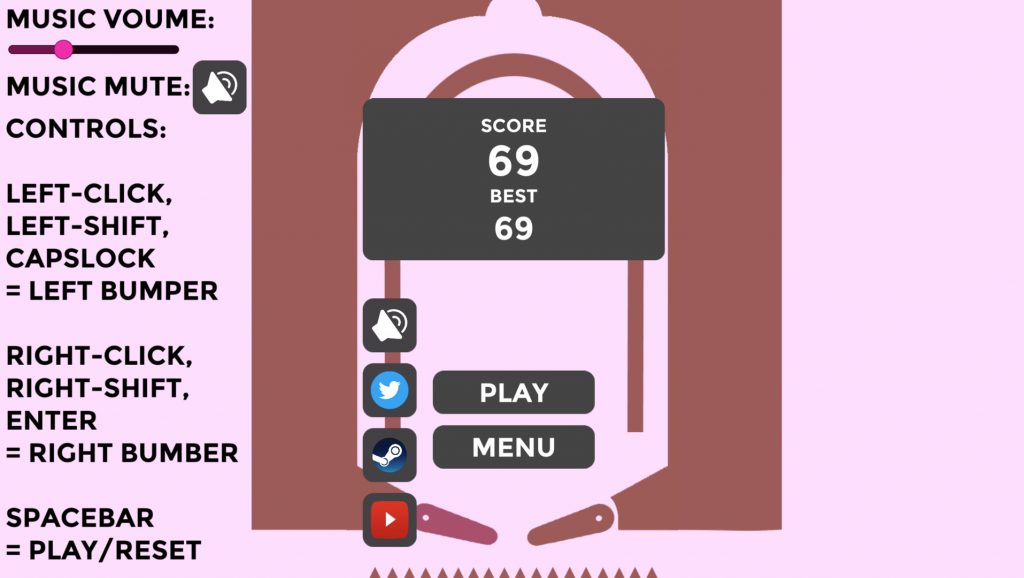 Endless Furry Pinball (screenshot)