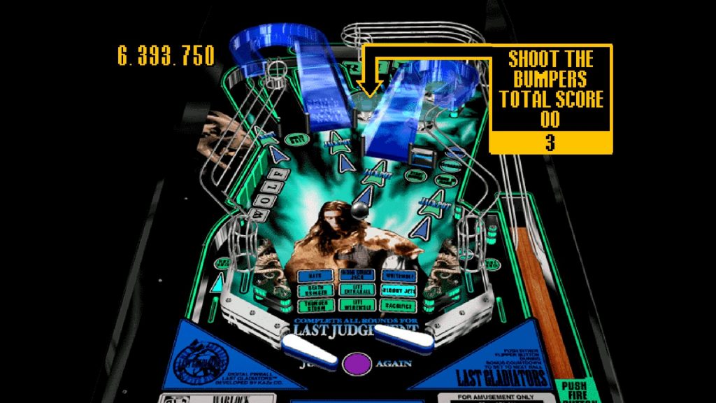 Last Gladiators Digital Pinball (screenshot)