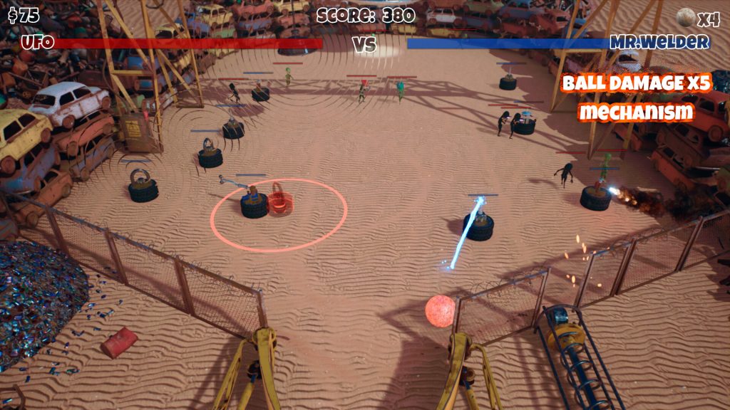 Mr.Welder’s Pinball Defence (screenshot)