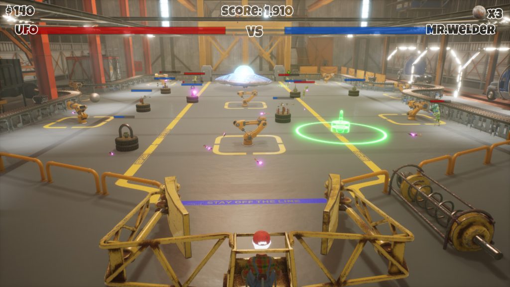 Mr.Welder’s Pinball Defence (screenshot)
