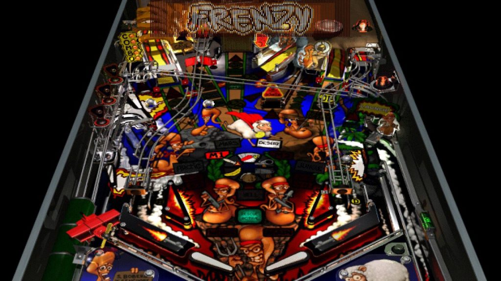 Worms Pinball (screenshot)