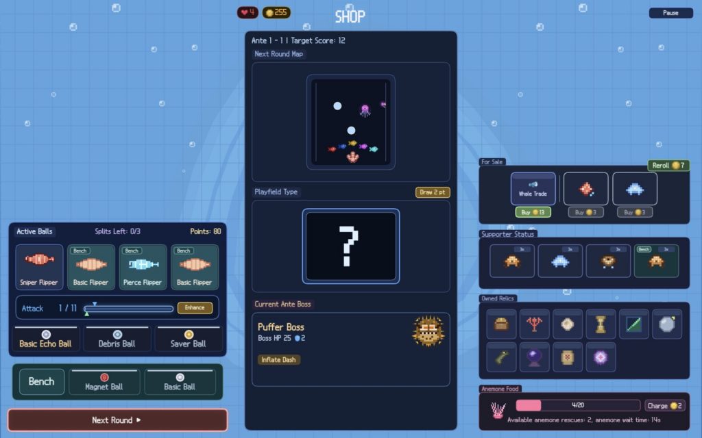 Pinball Tide (screenshot)