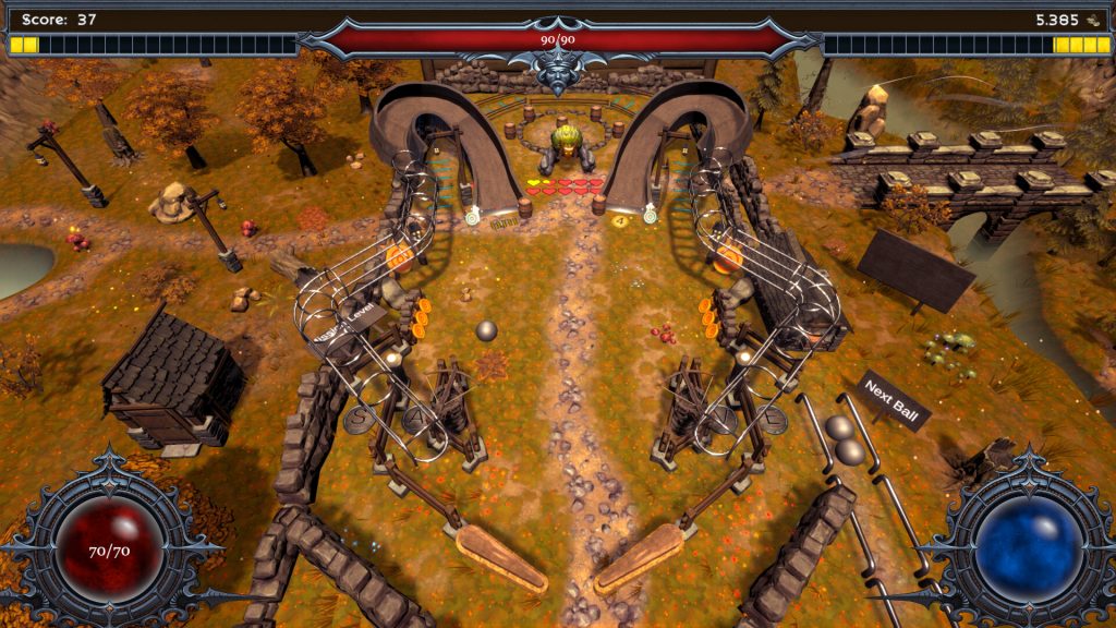 Runix: Roguelike Pinball (screenshot)