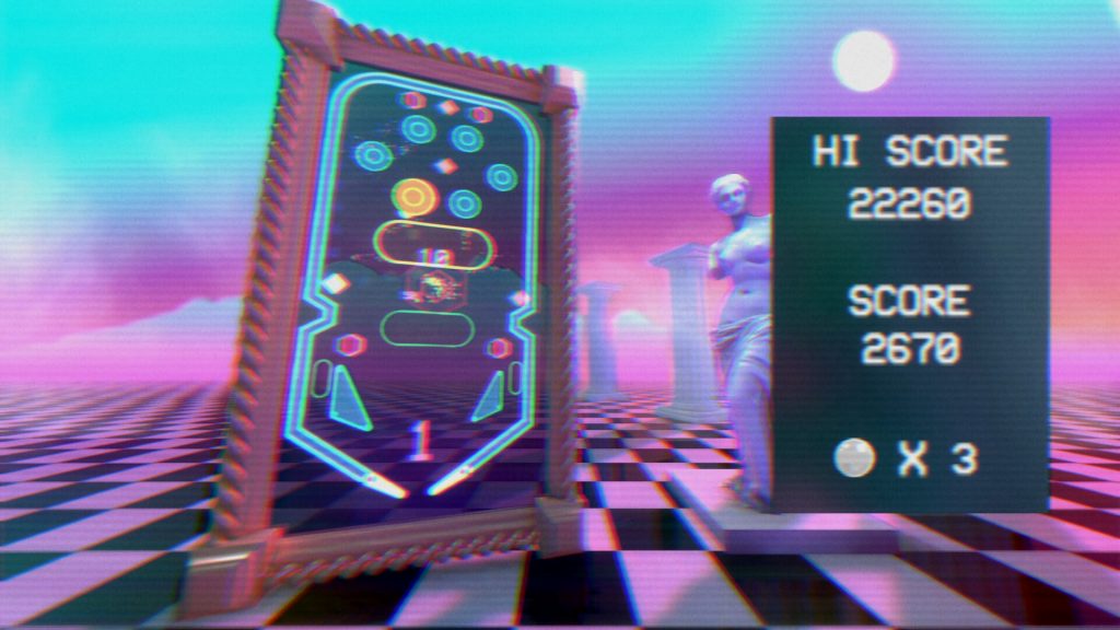 Vaporwave Pinball (screenshot)