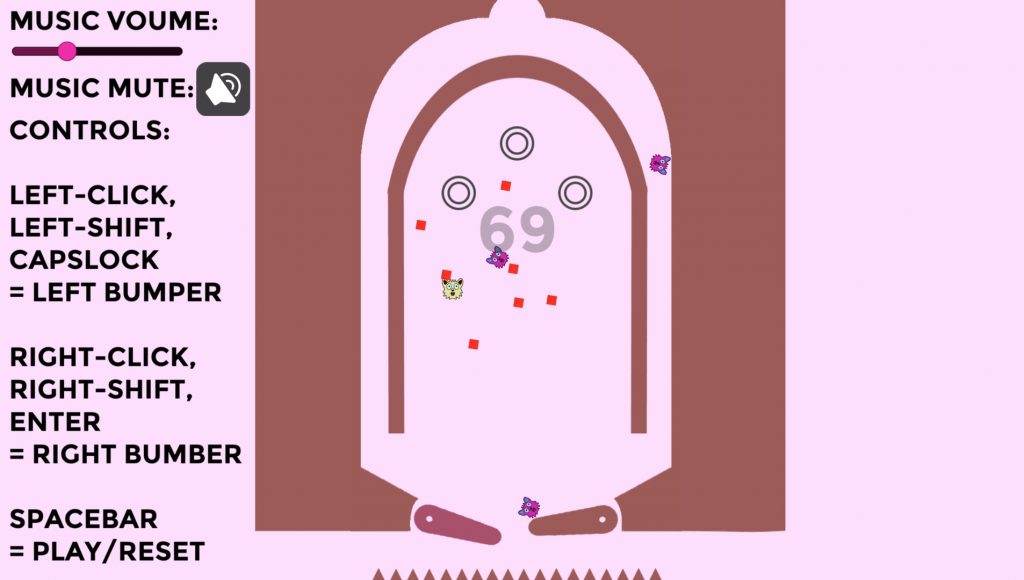 Endless Furry Pinball (screenshot)