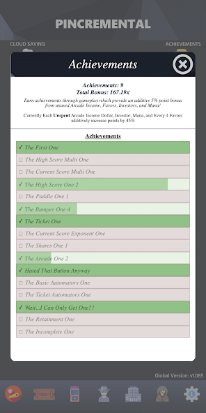 Pincremental (screenshot)