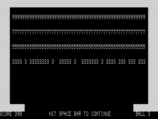 Micro-80 Pinball Machine (screenshot)