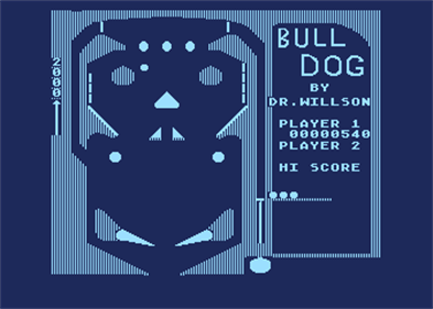 Bulldog Pinball (screenshot)