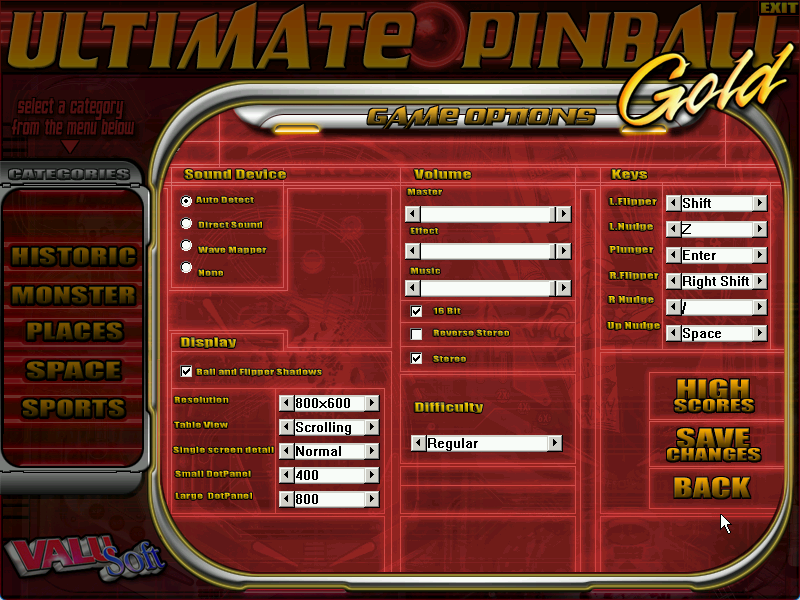 Ultimate Pinball Gold (screenshot)