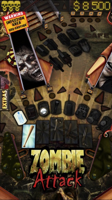 Zombie Attack Pinball HD: Monster Challenge (screenshot)