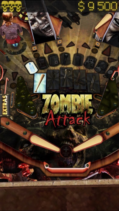 Zombie Attack Pinball HD: Monster Challenge (screenshot)