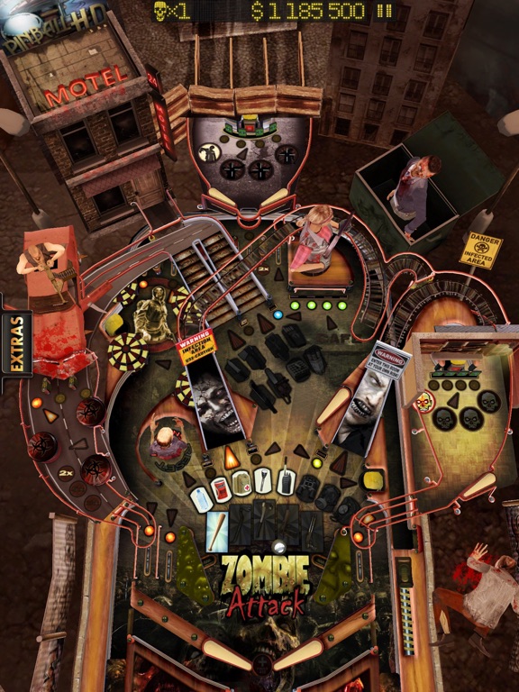 Zombie Attack Pinball HD: Monster Challenge (screenshot)