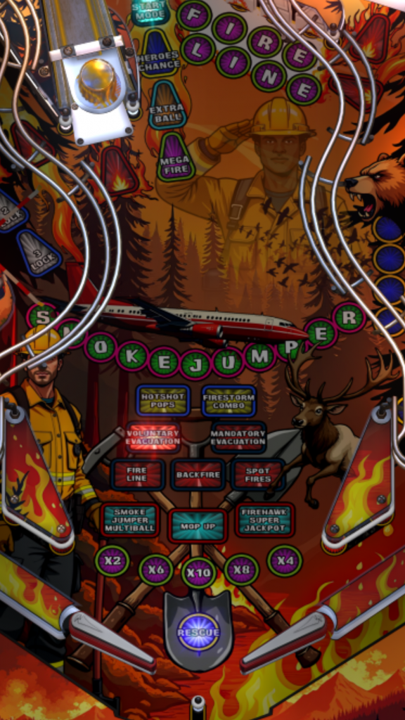 Firefighter: Wildlands Legends Single Pack (For Legends 4K™ Pinball ONLY) (screenshot)