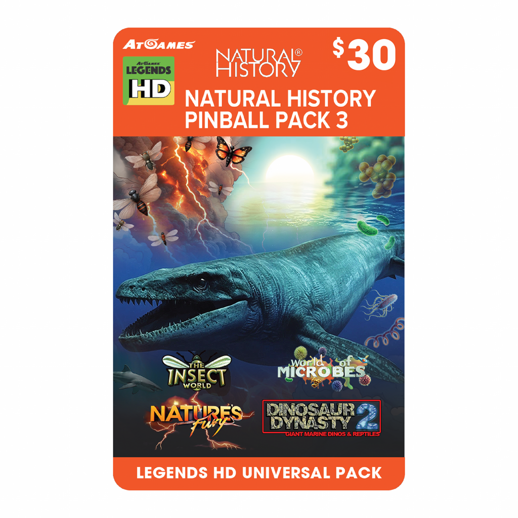 Natural History Pinball Pack 3 (For Legends Pinball HD and Legends Pinball Micro HD Only)