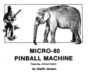 Micro-80 Pinball Machine