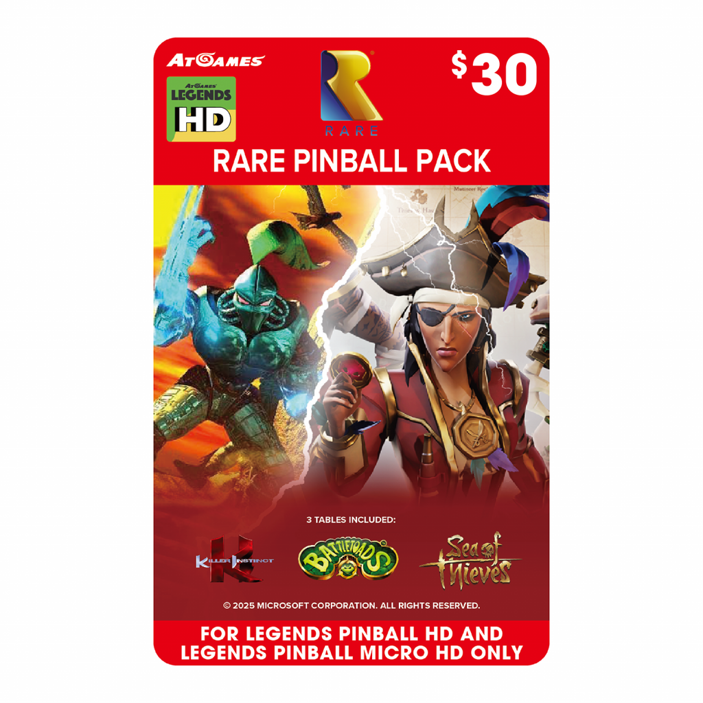 Rare Pinball Pack (For Legends Pinball HD and Legends Pinball Micro HD Only)