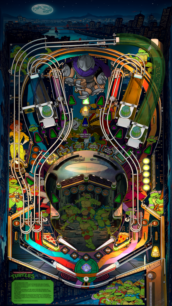 Teenage Mutant Ninja Turtles (Legends Pinball HD and Legends Pinball Micro HD ONLY) (screenshot)